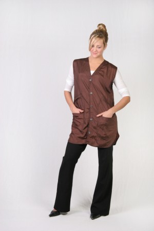Dark Brown Stylist Vest