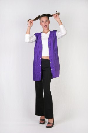 Dark  Purple Stylist Vest