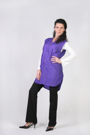 Light  Purple Stylist Vest